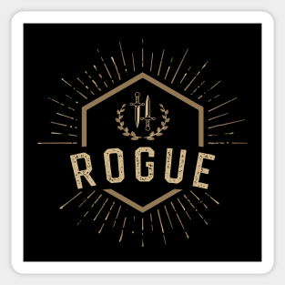Rogue Character Class Tabletop Roleplaying RPG Gaming Addict Sticker